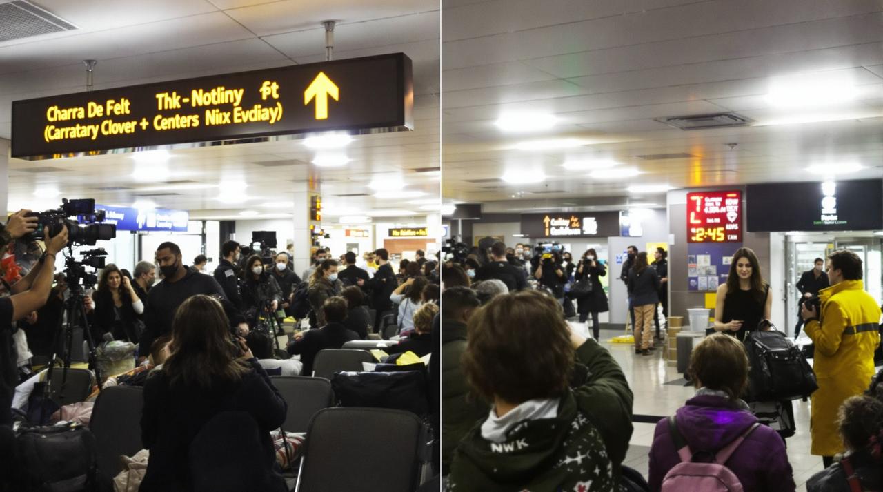 独家！某顶流明星深夜现身机场，疑似秘密恋情曝光